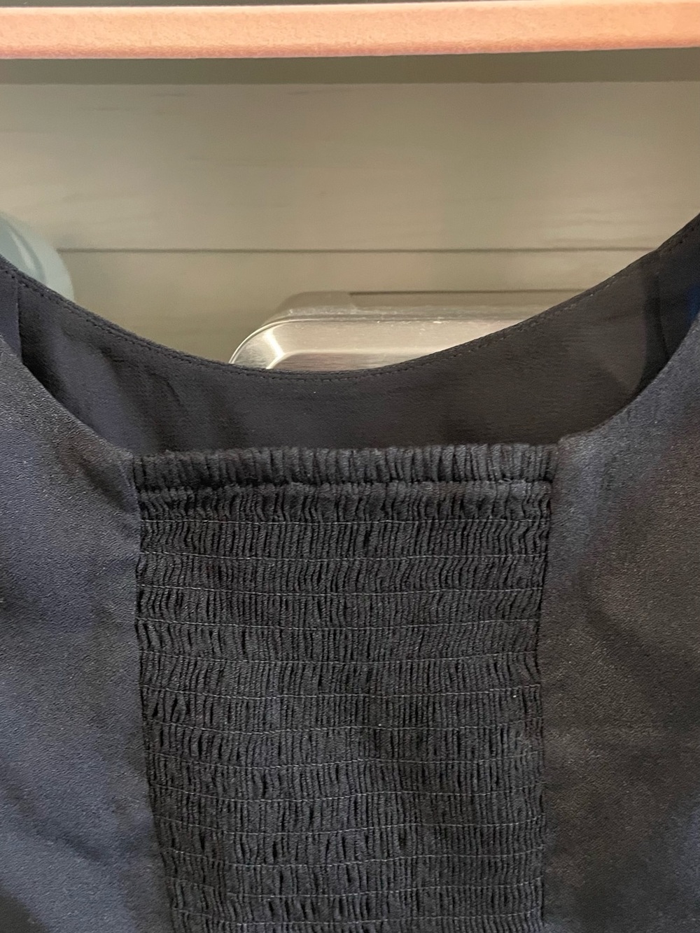 Reformation Black Square-Neck Ribbed Tank - Picture 5 of 8